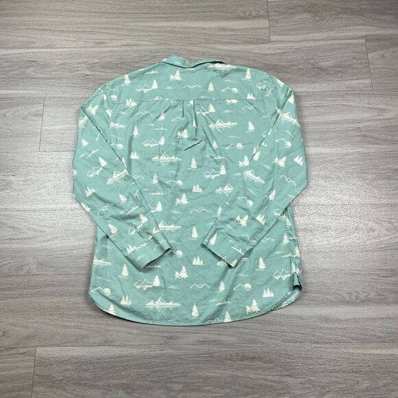 The Nutter Shirt Mens Large Green Chubbies Hawaiian Beach Casual Button - Picture 9 of 14